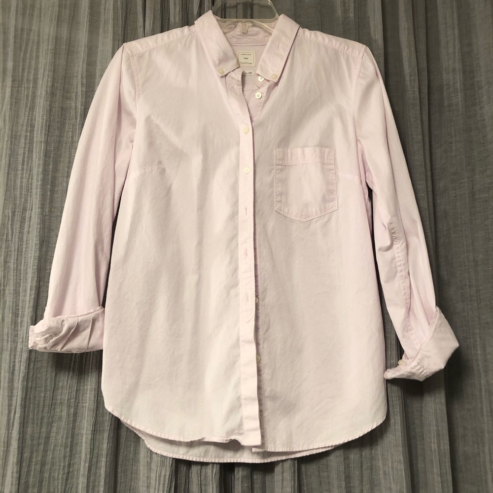 Women’s Light Pink Shirt, GAP, Size Medium